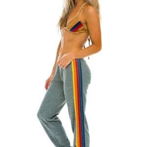 Aviator Nation Women's 5 Stripe Sweatpants